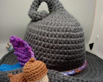 Crochet Woodland Pixie Hat