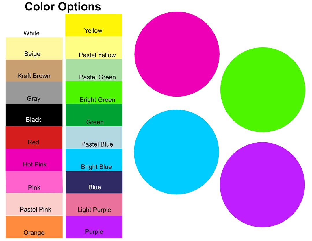 25 Pieces Circle Paper Die Cut Shape Cut Outs for Bulletin Etsy