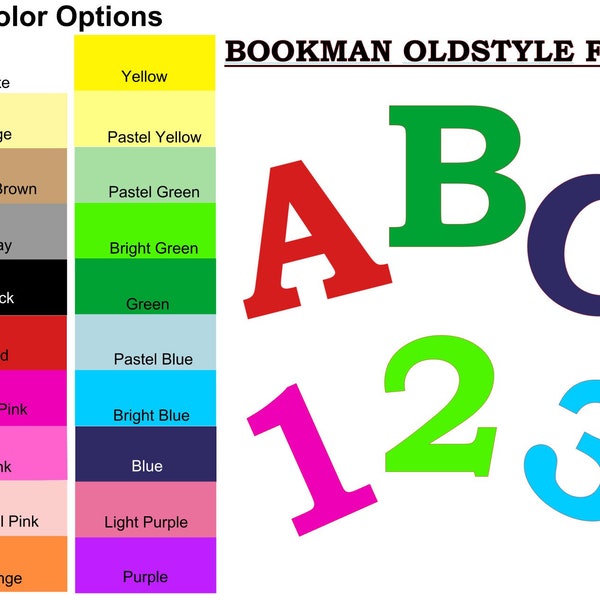 Die Cut Vinyl Letters Etsy