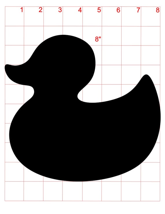 25 Pack Paper Duck Shapes Duck Die Cut Shapes Duck Cut 