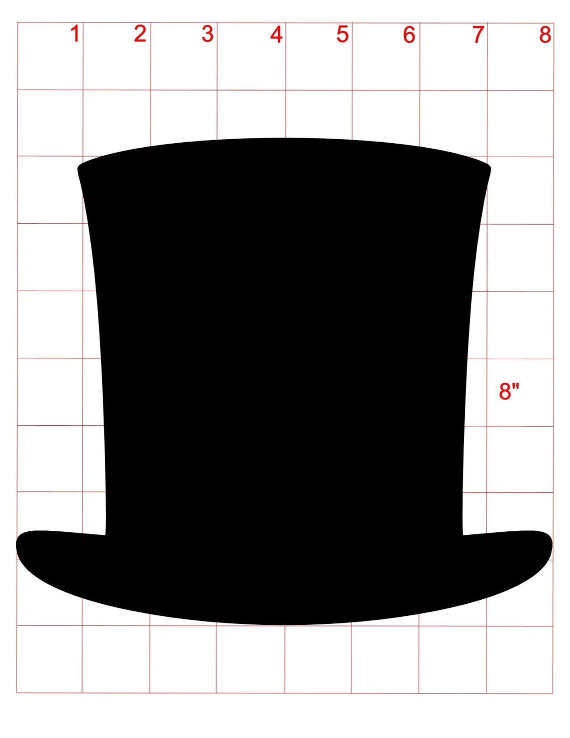 25 Pieces Abraham Lincoln Hat Paper Die Cut Shape Cut Outs Etsy
