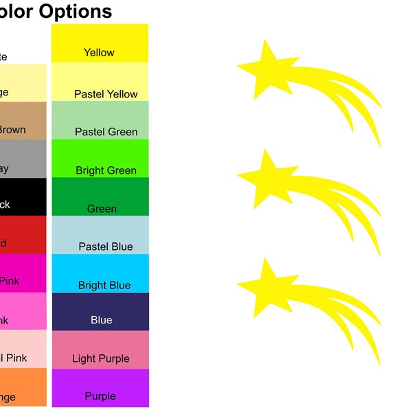 Shooting Star Party Decorations Etsy