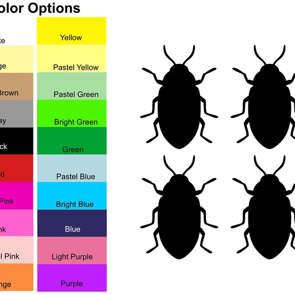 Beetle Cut Outs - Etsy