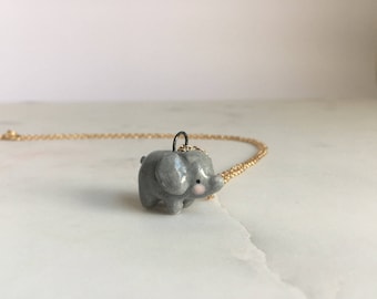 Elephant Pendant (with necklace)