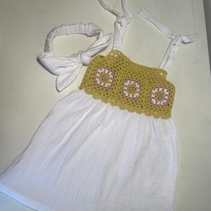 Crochet vestido bebe Etsy España