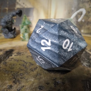 Stoneskin: Spell Series Natural D20 Candle