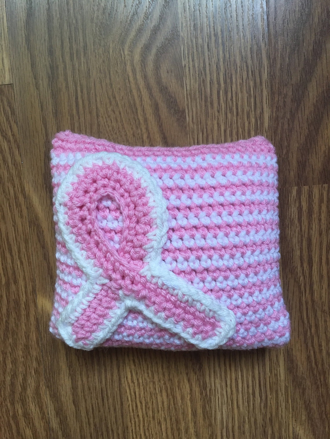 Breast Cancer Awareness Ribbon Pillows Etsy