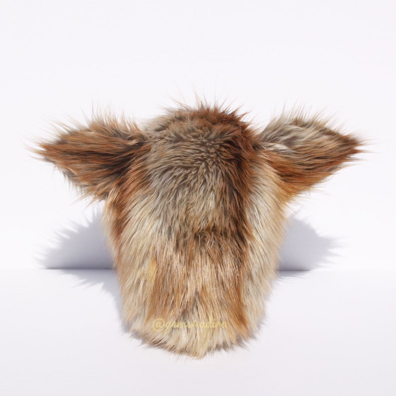 RTS: Fox Hat/Baby Bonnet/Fox Bonnet/fluffy hat/Faux Fur/100% cotton image 6