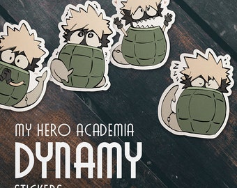 My Hero Academia BNHA Dynamy Sticker Set