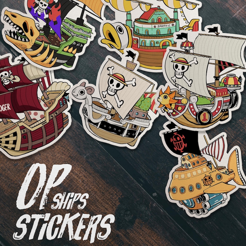 One Piece Sticker Set Charaktere Bild 7