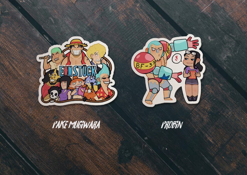 One Piece Sticker Set Charaktere Bild 5