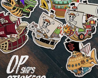 One Piece Sticker Set Ships