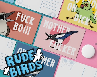 Rude Birds - Postcards