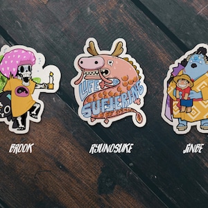 One Piece Sticker Set Charaktere Bild 2