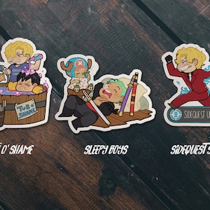 One Piece Sticker Set Charaktere Bild 3