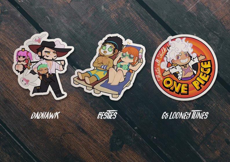 One Piece Sticker Set Charaktere Bild 4