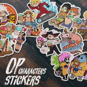 One Piece Sticker Set Charaktere All Stickers Set