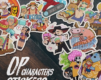 Set di adesivi di One Piece Personaggi