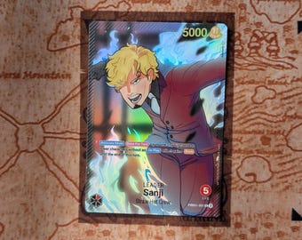 PRB01-001 Custom Leader Card Red Sanji OP TCG