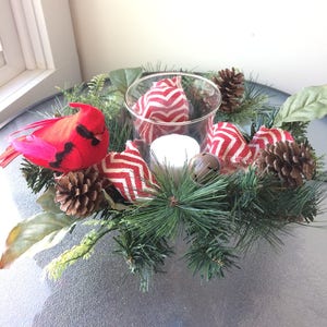 Pinecone Flower Arrangement, Winter Arrangement, Small Silk Centerpiece, Small Flower Arrangement, Winter Centerpiece, Small Arrangement
