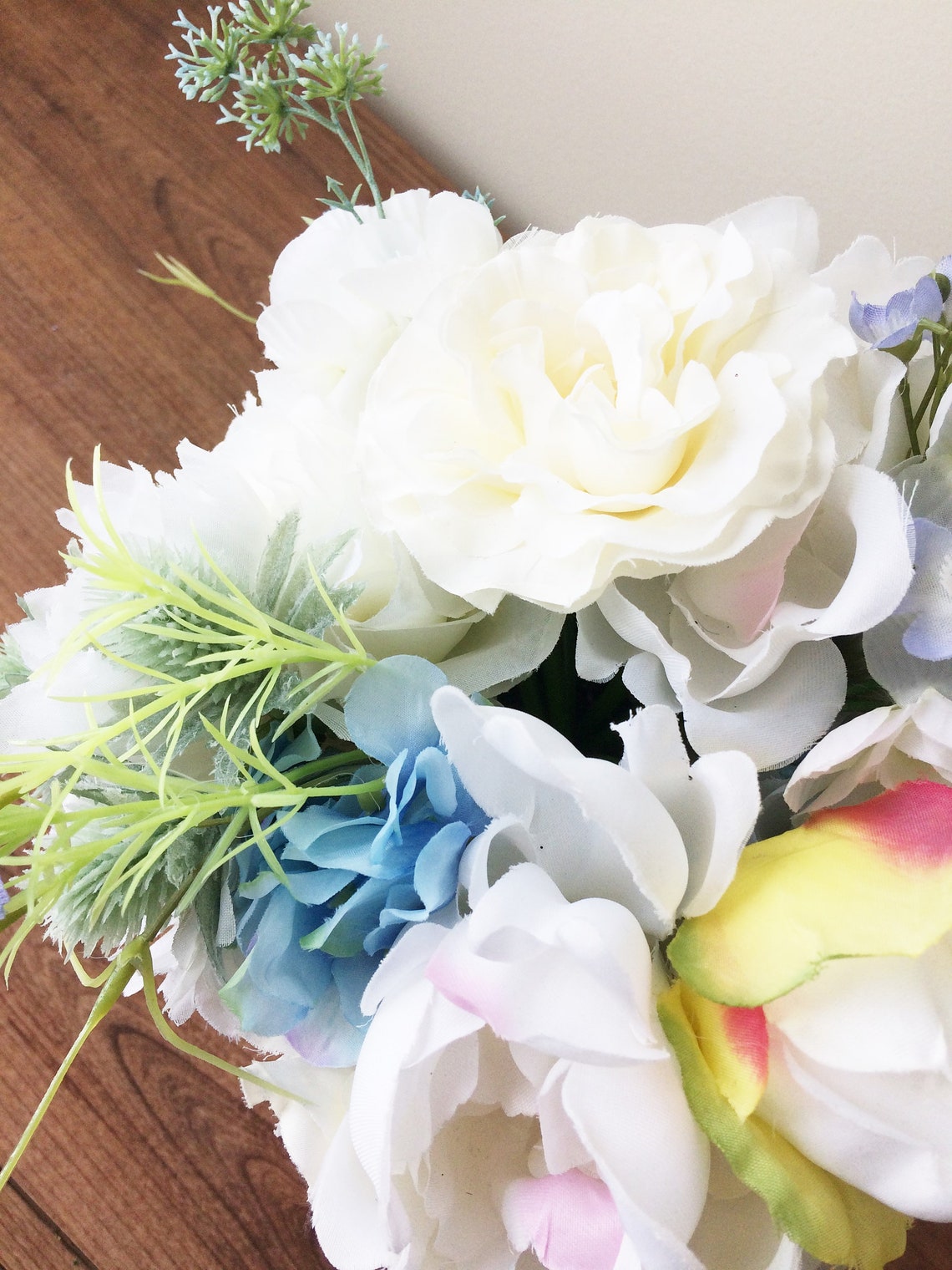 Hydrangea Flower Arrangement Artificial Flower Arrangement | Etsy
