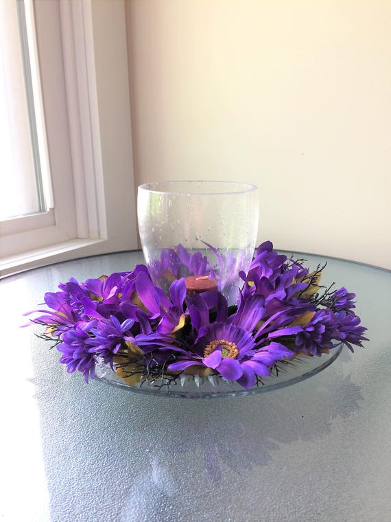 Chrysanthemum Flower Arrangement Fall Arrangement Small Silk Etsy