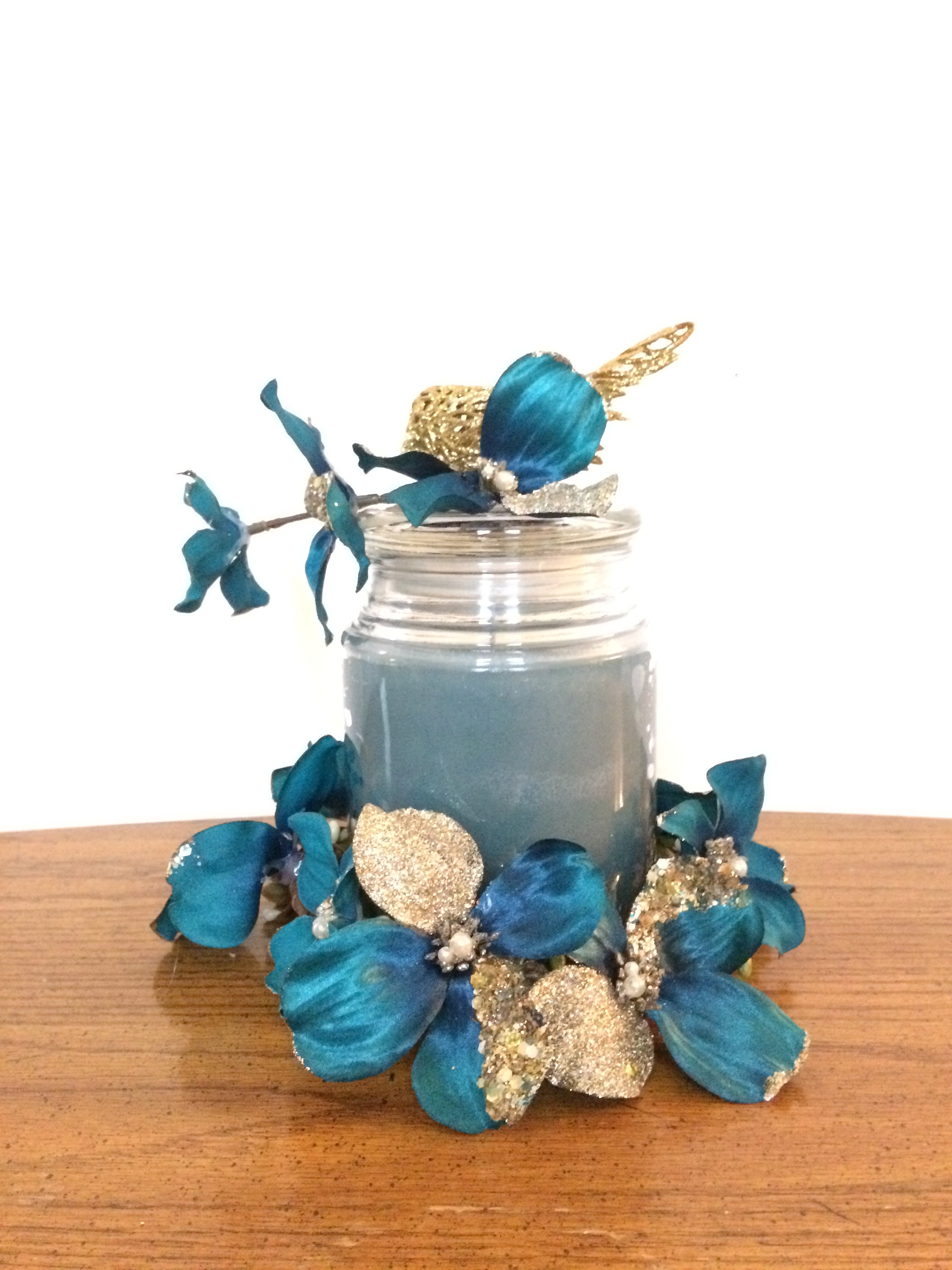 Christmas Candle Centerpiece Candle Ring Holiday Candle Etsy