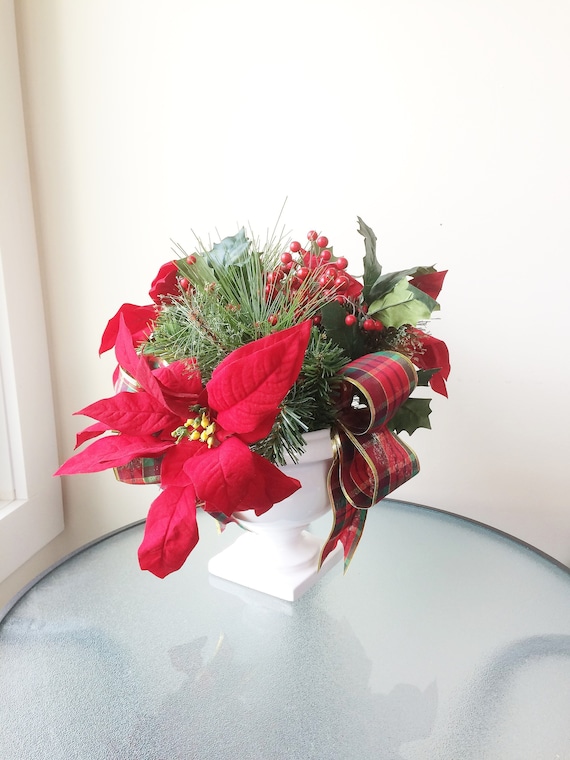 poinsettia floral arrangements