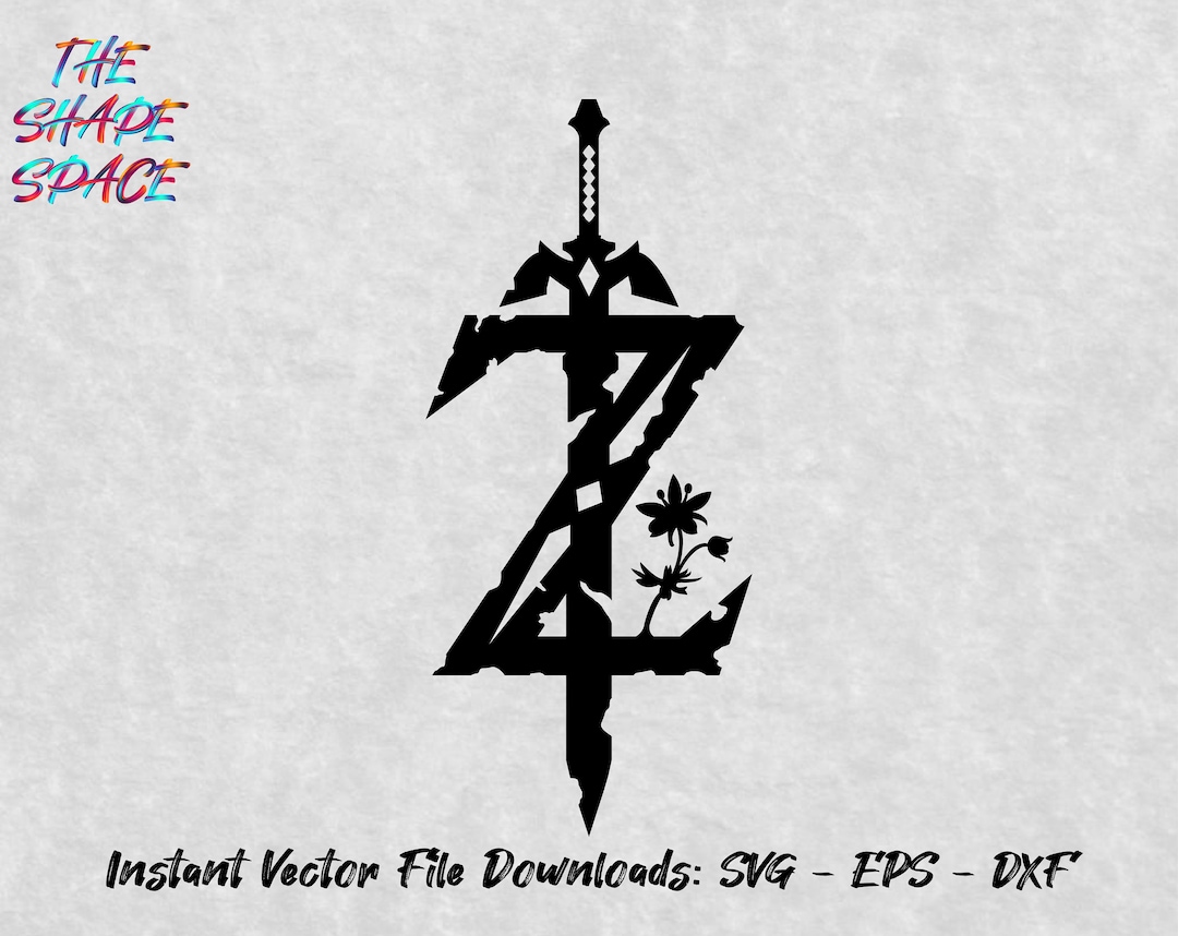 Download hd Legend Of Zelda Breath Of The Wild Logo Png Clipart