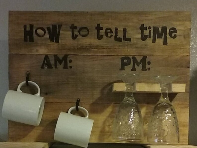 How to Tell Time AM PM Sign. Etsy