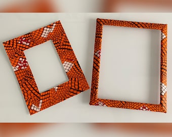 Decorative Fabric Photo Mat – Handmade Frame Insert – Stylish Home Decor Accent