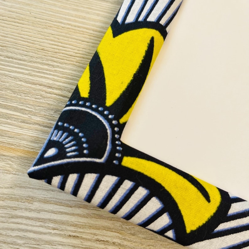 Handmade African Floral Photo Frame 4x6 | Ankara Fabric Afrocentric ...