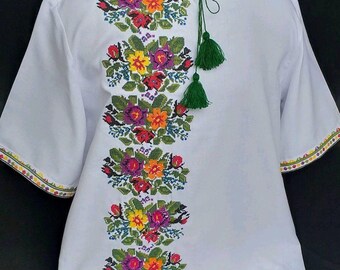 Vyshyvanka for men / Ukrainian shirt / linen shirt men / Made in Ukraine / Vyshivanka/ Men's clothes / men's gift /