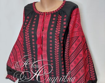 Ukrainian blouse vyshyvanka/Vyshyvanka/Peasant blouse/Ukrainian style/embroidered shirt/blouse/Ukrainian clothing/women’s clothing