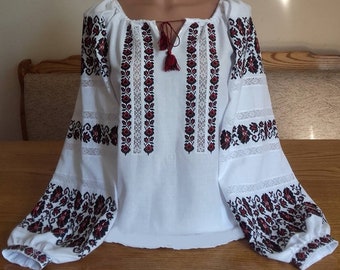 Ukrainian blouse vyshyvanka/ Ukrainian embroidery/ Peasant blouse/ embroidered shirt/ boho blouse/ Ukrainian clothing/ women’s clothing