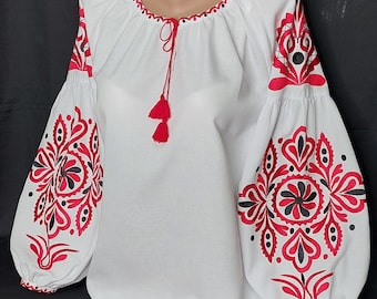 Ukrainian embroidery/blouse/shirt/Vyshyvanka/shirt/boho blouse/Ukrainian clothing/womens clothing/Слава Україні/ethnic clothing