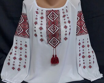 Blusa ucraina/Vyshyvanka/blusa contadina/camicia ricamata/vyshyvanka/abbigliamento ucraino/abbigliamento da donna/camicia da donna/abbigliamento etnico