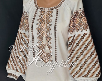 Ukrainian blouse vyshyvanka/Vyshyvanka/Peasant blouse/Ukrainian style/embroidered shirt/blouse/Ukrainian clothing/women’s clothing