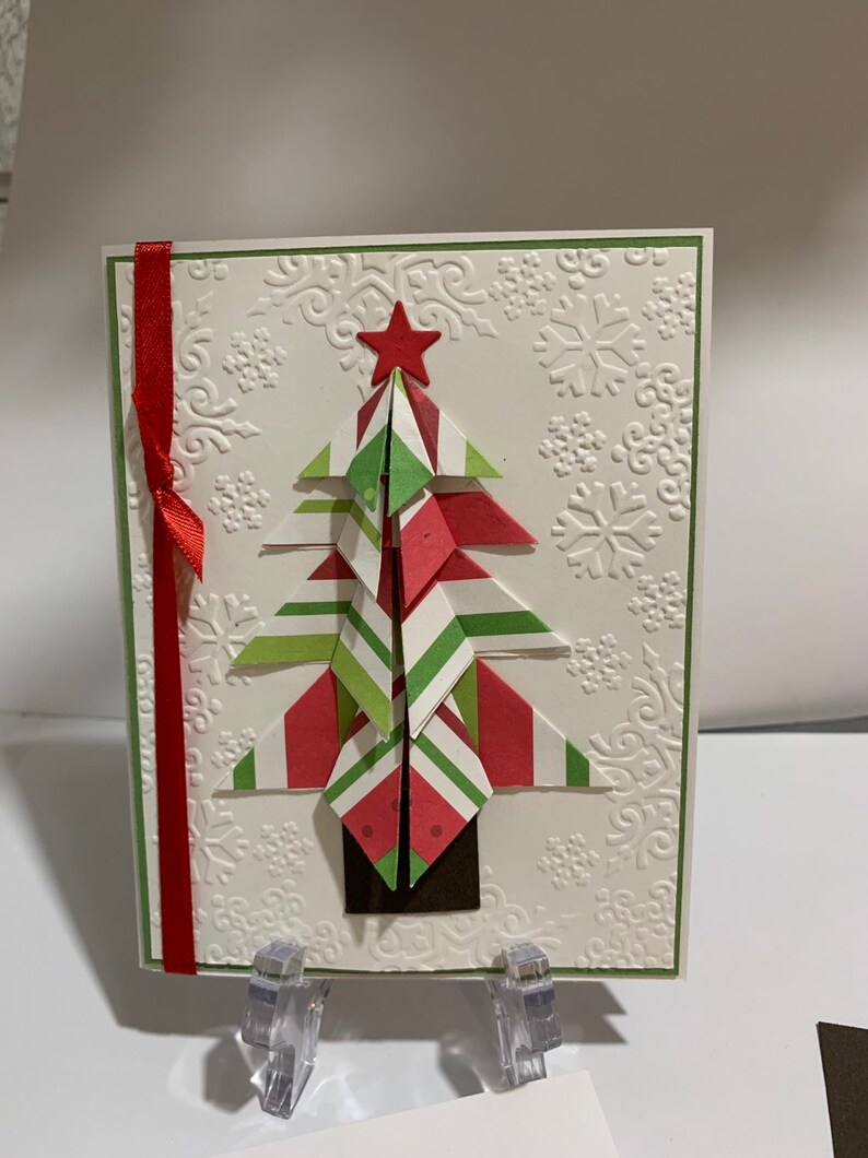 Christmas Origami Tree Card Kit
