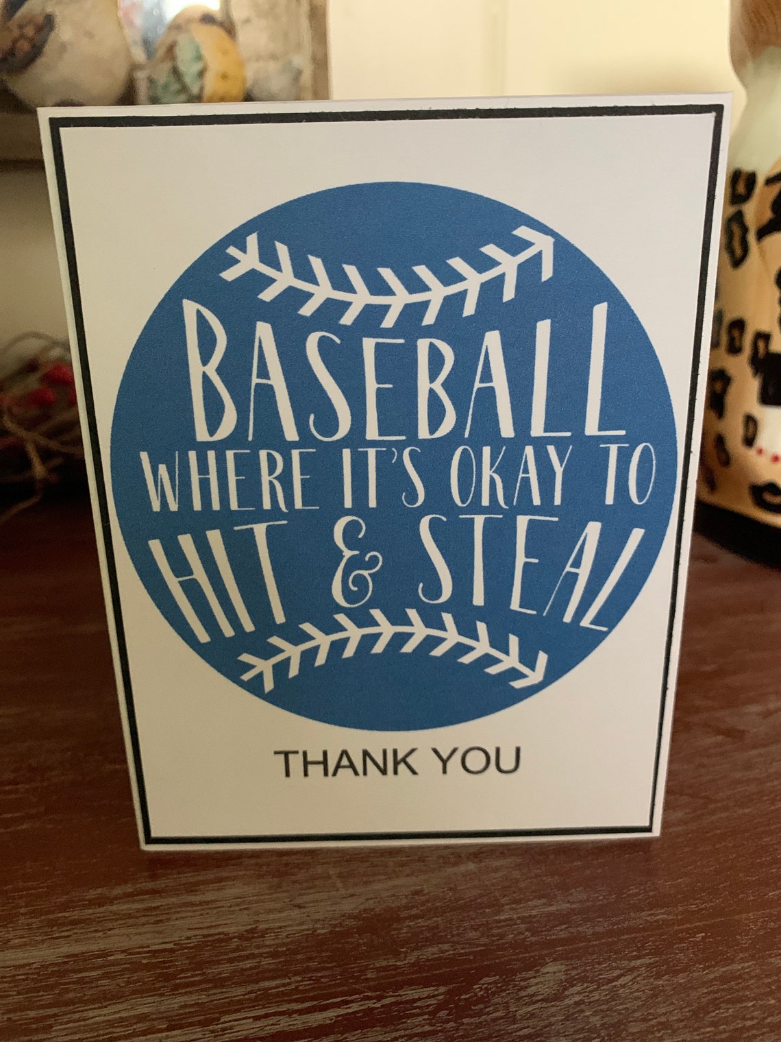 Baseball Coach Thank You Etsy