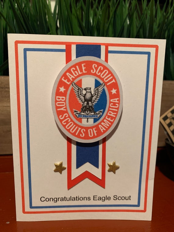 Eagle Scout Congrats Card | Etsy