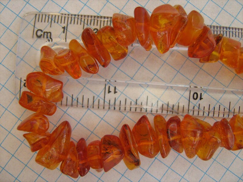 HEALING Old Vintage Russian USSR Natural Real Genuine Baltic Amber Necklace from Kaliningrad Long Dark Brown Tea Color 68 cm 26.77 inches