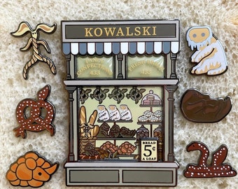 Bakery Window and Mini Pins