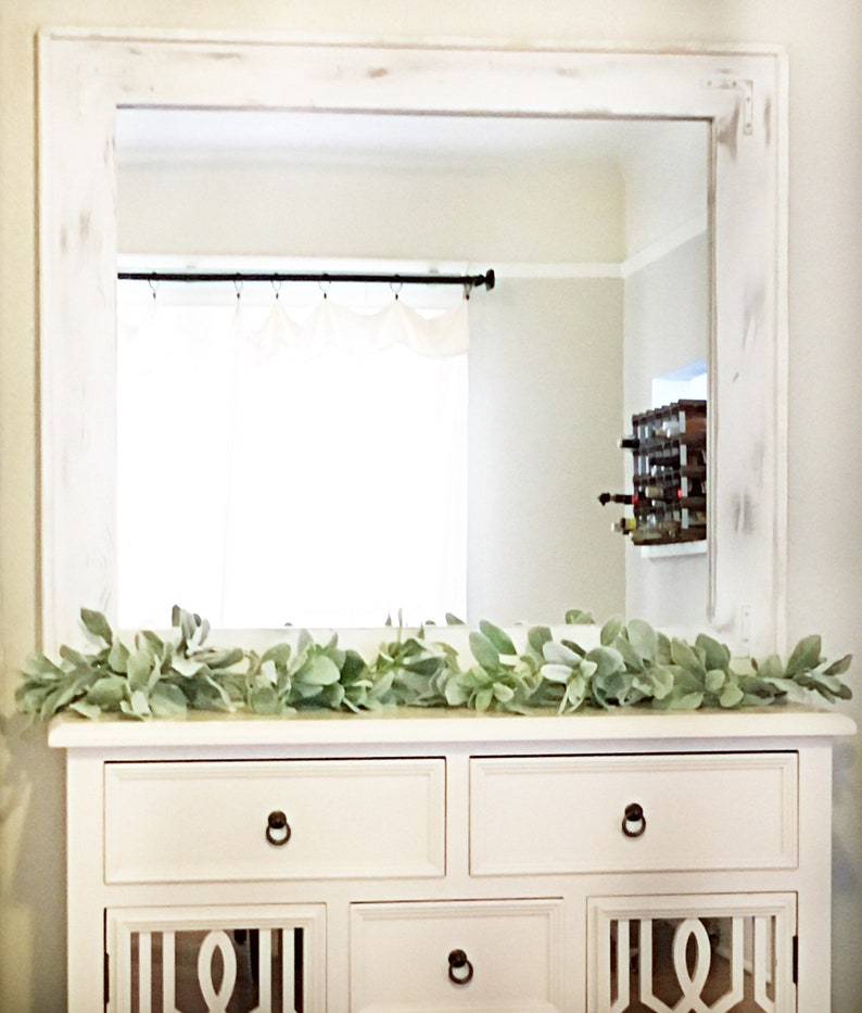 Rustic Vanity Mirror White Distressed Wall Rustic Vanity Mirror White Distressed