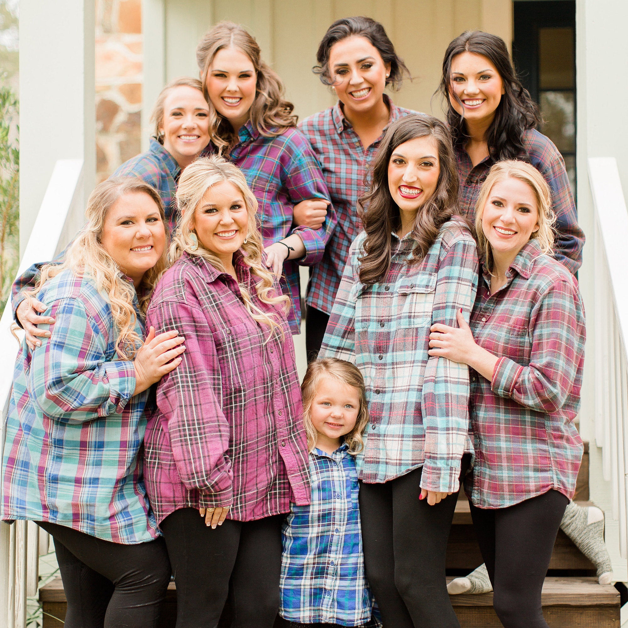 bridesmaid flannel shirt canada