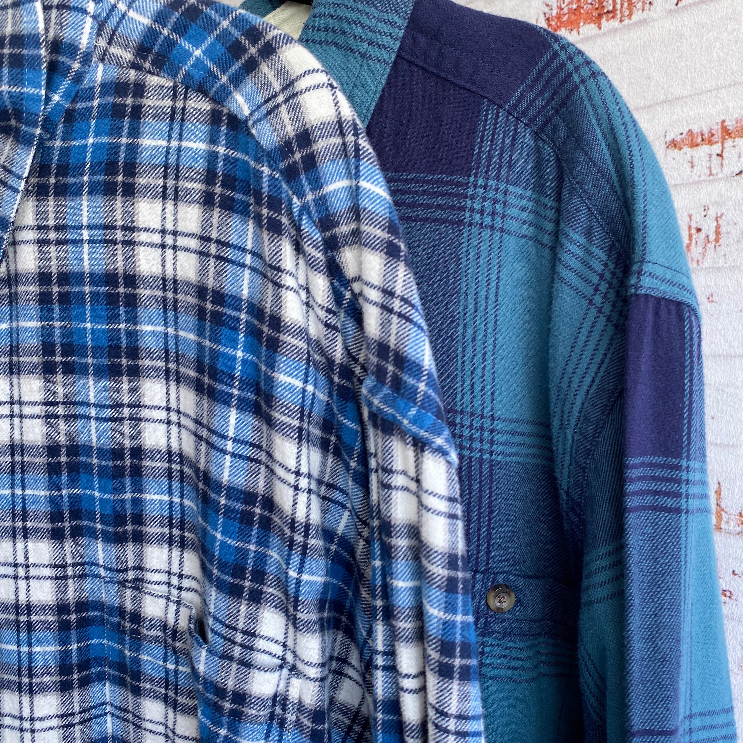 3X TALL vintage flannel shirts curated 