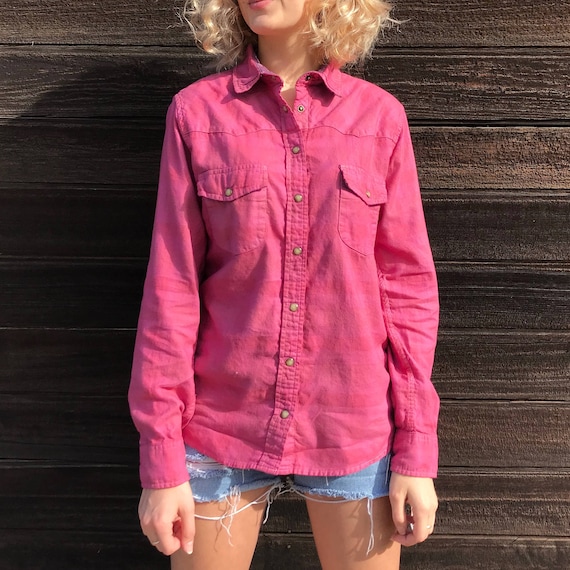 Pink flannel shirt australia Clearance
