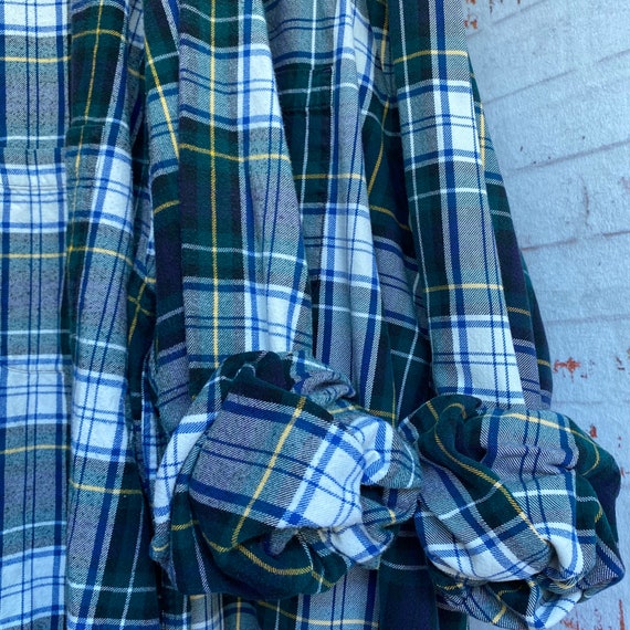 XL Tall Matching Flannel Shirts Emerald 