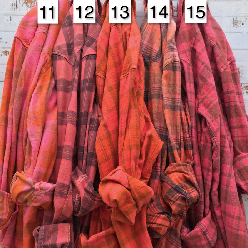 flannel shirts for getting ready plaid button down bridesmaids shirt SUMMER SOIREE Mismatched Bridesmaid Flannels alt bridal party robe