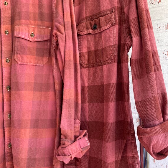 Vintage Flannel Shirts Dusty Rose 